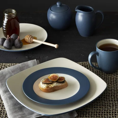 Vista 2 de Noritake Colorwave Blue - Juego de 4 piezas para colocar cuadrado