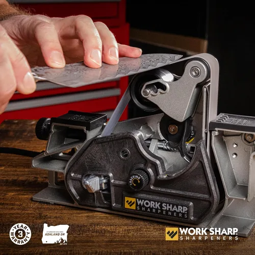 Vista 7 de Work Sharp Ken Onion Edition - Afilador de cuchillos y herramientas Elite Mk2 - Sistema de afilado de cuchillos ajustable con accesorio