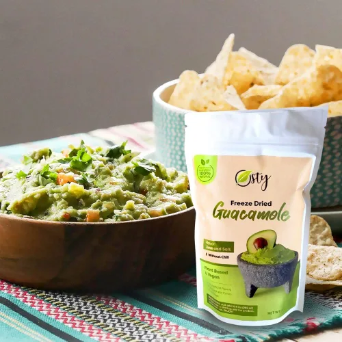 Vista 4 de Osty Guacamole liofilizado (lima y sal)