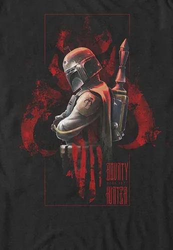 Vista 2 de STAR WARS Men's Bounty Hunter Graphic T-Shirt
