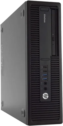 Vista 3 de HP EliteDesk 800 G2 SFF Desktop Win11pro Computadora, Quad Core i5-6500, 16GB DDR4 RAM, 1TB SSD, DisplayPort, Teclado y Ratón, WiFi, Bluetooth