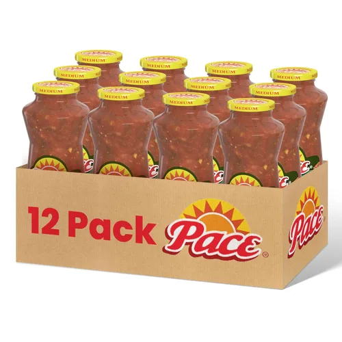 Vista 25 de Pace Salsa mediana gruesa con bajo contenido de sodio, tarro de 16 onzas
