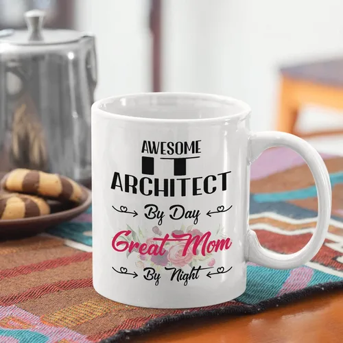 Vista 252 de Mother's Day Gift From Daughter, Son To Mom 11oz, 15oz White Ceramic Mug - Gis Manager