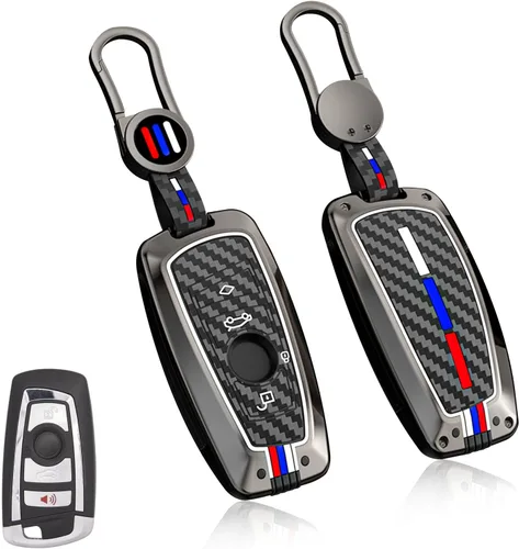 Vista 10 de Jaronx Compatible con funda para llavero BMW de 5 pies G30 G31/6 pies G32/7 pies G11 G12/X3 G01/X4 G02/X5 G05/X7 G07/i8, pantalla táctil digital