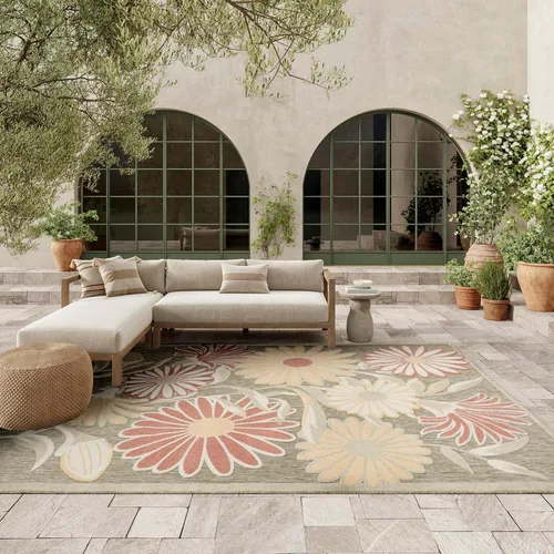 Vista 22 de Nourison Home Aloha - Alfombra beige de 2 pies 3 pulgadas x 12 pies, fácil de limpiar, no se desprende, para dormitorio, sala de estar, comedor
