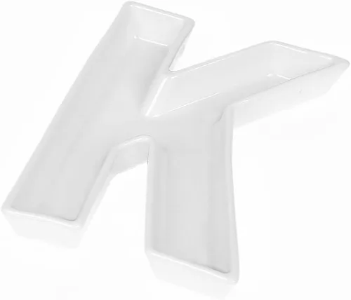 Vista 7 de Coffeezone - Plato de cerámica para dulces y nueces, decoración para bodas y fiestas, Blanco