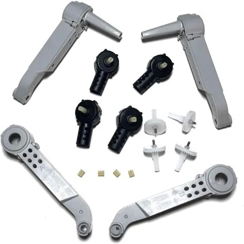 Vista 21 de Ajuste para K3 E99 y K3 Pro Rc Drone Quadrotor Piezas de repuesto Motores Base de Motor Hélices Cuchillas Marco Engranajes Brazo Kit de accesorios