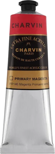 Vista 6 de Charvin Pintura acrílica profesional extrafina – verde absenta, tubo de 2.1 fl oz, pigmentos de triple fresado, resistente a la luz, pinturas