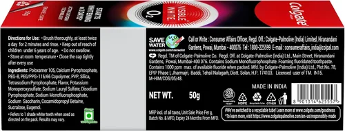Vista 8 de Colgate Visible White O2, pasta de dientes blanqueadora dental (50g/1.7oz)