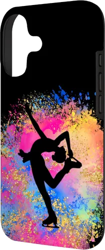 Vista 2 de Rainbow Ice Skating Dancer Figure Skate Skate Colorful Cute Case for iPhone 17