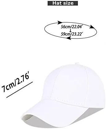 Vista 5 de LANGZHEN Unisex Baseball Cap 100% Cotton Fits Men Women Washed Denim Adjustable Dad Hat