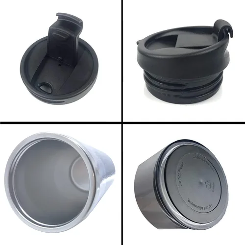 Vista 3 de IRIDESCENT UFO Bigfoot - Taza de café de viaje para hombres y mujeres, taza de té de acero inoxidable para amigos, regalo de cumpleaños, Navidad, 12