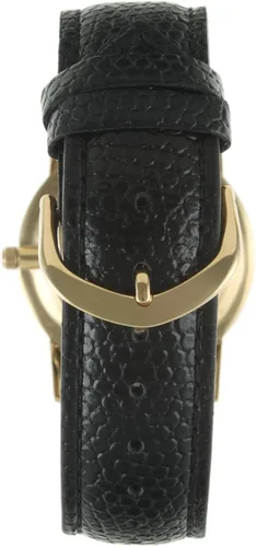 Vista 4 de Peugeot Reloj analógico de cuarzo japonés para hombre, color negro, Oro, M