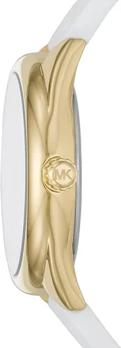 Vista 2 de Michael Kors Janelle MK7141 - Reloj de acero inoxidable con tres manecillas para mujer Blanco Movimiento de cuarzo