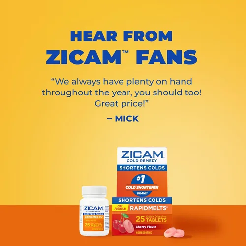 Vista 8 de Zicam Cold Remedy RapidMelts - tabletas para el resfriado, 201035A, 1
