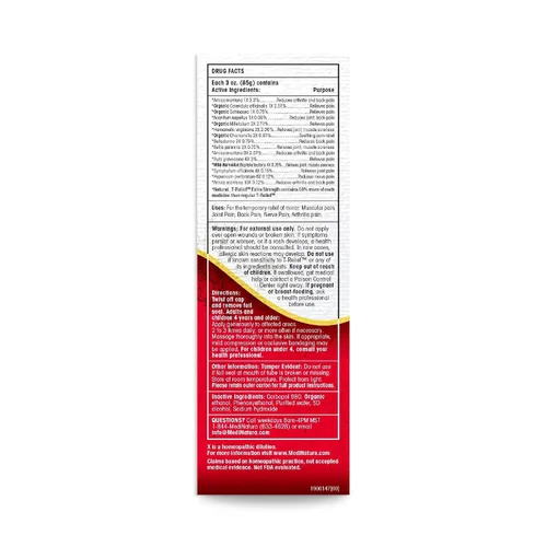 Vista 2 de MediNatura T-Relief - Gel de árnica extra fuerte + 12 activos naturales para aliviar el dolor de espalda, dolor de articulaciones, dolores