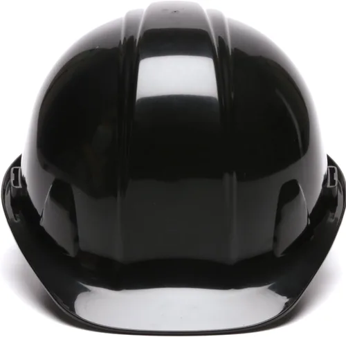 Vista 2 de Pyramex SL Series Cap Style Hard Hat, 4-Point Ratchet HDPE shell, Rain trough, Low-profile design, Fits all head sizes, Construction & utility