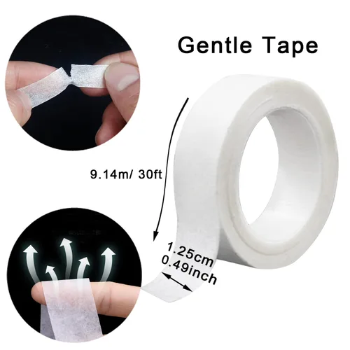 Vista 5 de Protector de ojos, 2 piezas de plástico para ojos para cirugía, transpirable, después de la cirugía, protección ocular con cinta, transparente