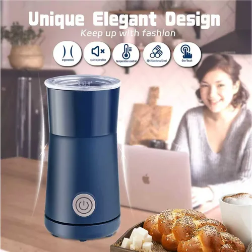 Vista 7 de Espumador Simple de Leche Seydere, vaporizador y espumador de leche 2 en 1, vaporizador eléctrico de leche, calentador de leche y máquina de espuma