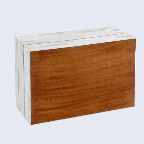 Vista 7 de Handicrafts Home Caja de almacenamiento decorativa grande con tapa, organizador de mesa auxiliar de 9 x 6 x 3.5 pulgadas, recuerdo, cajas