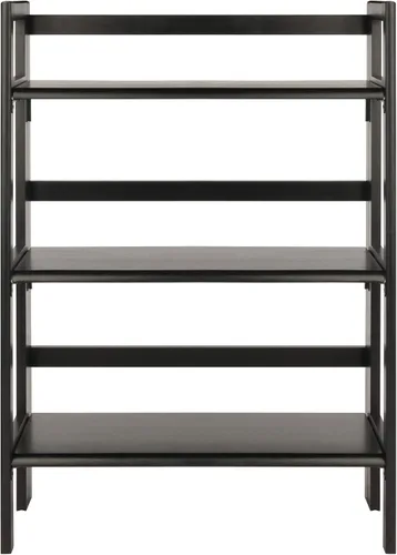 Vista 4 de Winsome Torino - Estantería plegable de 3 piezas con cestas de tela, color negro (20306)