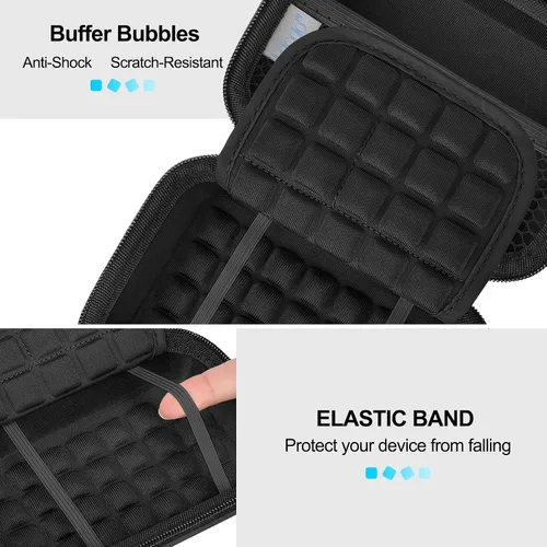 Vista 3 de Lacdo Funda para cámara Canon PowerShot G7 X Mark III/PowerShot G7 X Mark II 4K Vlogging Cámara de Vlogging, bolsa de transporte para cámara