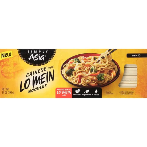Vista 21 de Simply Asia Lo Mein - Fideos estilo chino, sin MSG, para sopas de fideos fríos, Lo Mei de verduras, pollo lo mein y salteados, 14 onzas
