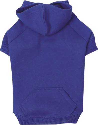 Vista 6 de Sudadera con capucha básica de poliéster/algodón de Zack & Zoey, XS, bluebird