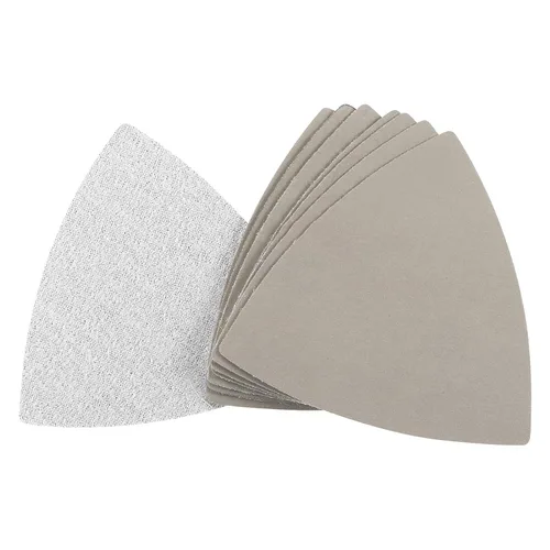 Vista 13 de TA-VIGOR 8 almohadillas de lijado triangulares de grano 800, almohadillas de lijado de carburo de silicona con gancho y bucle para multiherramienta