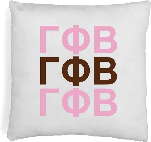 Vista 42 de sockprints Alpha Chi Omega - Funda de almohada con letras griegas de 18 x 18 pulgadas, fundas de almohada para hermandad de hermandad, almohada