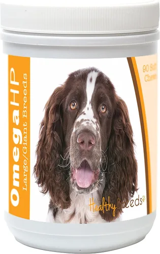 Vista 86 de Healthy Breeds Affenpinscher Omega HP - Masticables suaves para piel y pelaje, 60