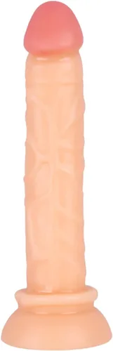 Vista 7 de Consolador realista de tamaño pequeño de 6 pulgadas con ventosa fuerte, consolador monstruo suave flexible realista para mujeres, juguete sexual