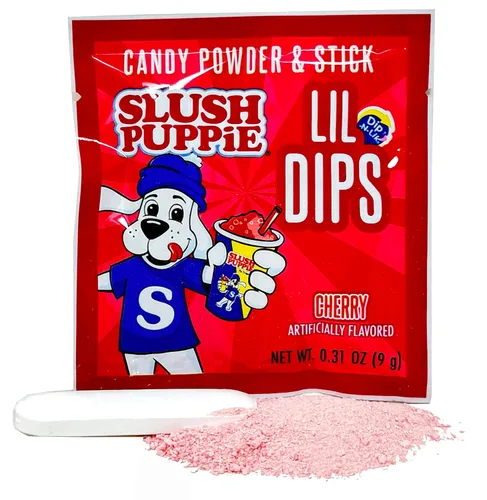Vista 5 de Slush Puppie Lil Dips - Palitos de inmersión a granel con caramelo en polvo, paquete variado de 36