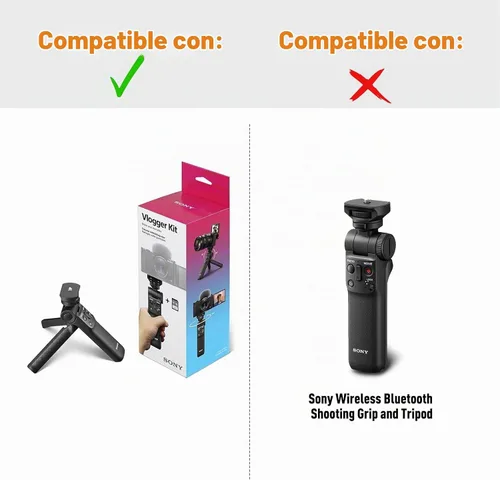 Vista 3 de LTGEM - Funda para cámara compatible con cámara Sony Alpha ZV-E10 / ZV-1F / ZV-1 / ZV-1 II con correa para el hombro LTGEM, compatible con kit