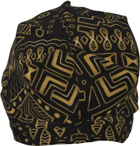 Vista 29 de Gorro africano holgado de invierno, gorro de punto casual para hombres y mujeres