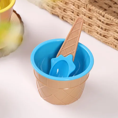 Vista 7 de 6 Pack Plastic Ice Cream Bowls With Spoons,Ice Cream Party Decorations