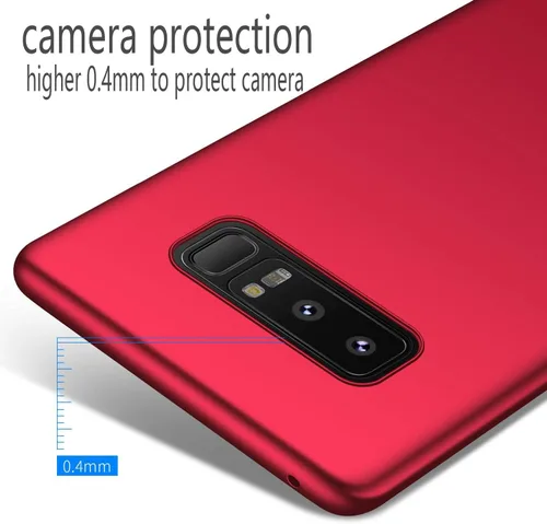 Vista 2 de Funda compatible con Samsung Galaxy Note 8 [protección delgada] [protege de golpes/arañazos/caídas/marcas] [plástico PC de alta calidad] cubierta