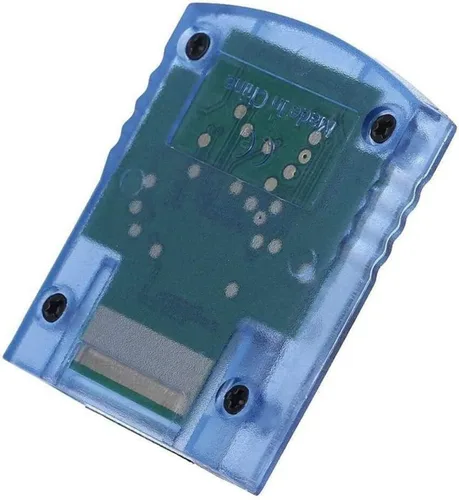 Vista 6 de Mekela Tarjeta de memoria de 512 MB 8192 bloques compatible con Wii Gamecube Game Cube NGC GC azul