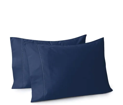 Vista 59 de Juego de 2 fundas de almohada 100% de algodón egipcio, fundas de almohada refrescantes de 400 hilos, fundas de almohada suaves y transpirables