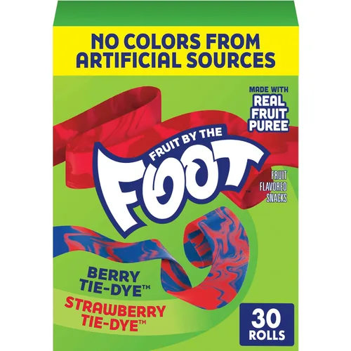 Vista 17 de Fruit by the Foot - Aperitivos con sabor a fruta, paquete variado, 4.5 onzas, 6