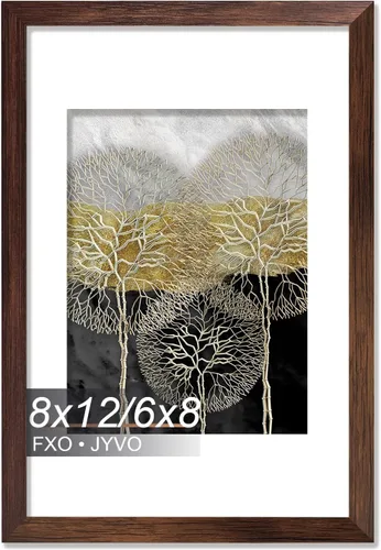 Vista 26 de Fxojyvo Marco de Fotos de 4x6, Muestra Foto de 3.5x5 con Paspartú o 4 x 6 Sin Paspartú, Liviano y de Alta Transparencia Marco de 4 por 6 para Pared