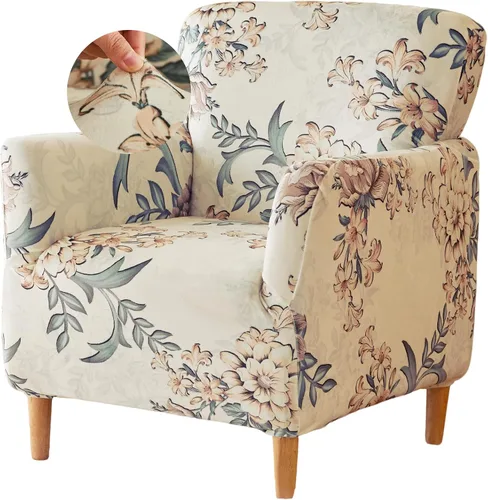 Vista 43 de FUANGUI Funda para Sillón de Banquete con Brazos Fundas para Sillas Elásticas Funda para Sillón Club Funda Suave para Sillón Sofá Cubiertas
