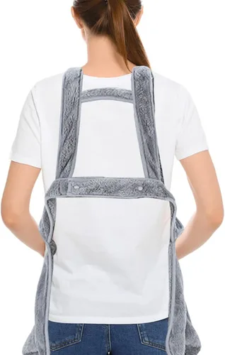 Vista 6 de Portador para gatos y mascotas, delantal, chaleco suave, bolsa de transporte para mascotas en el hombro para mascotas, para mascotas, bolsa frontal