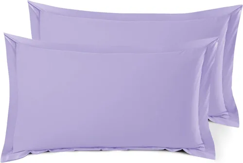 Vista 17 de Nestl Juego de 2 fundas tipo sham de almohada suaves - Fundas de almohada de microfibra de doble cepillado - Fundas de almohada de cama premium