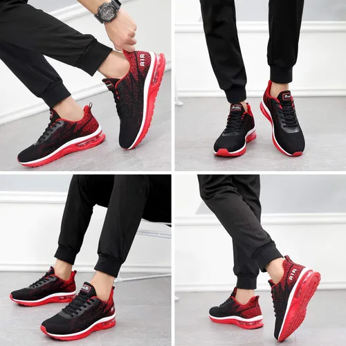 Vista 6 de Autper - Tenis deportivos Air para correr para hombre tenis ligeros para caminar trotar ir al gimnasio o hacer deportes talla 65 a 125 de EEUU