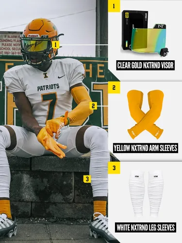 Vista 11 de Nxtrnd Air-TEK - Mangas de compresión para hombre, par de fútbol transpirable