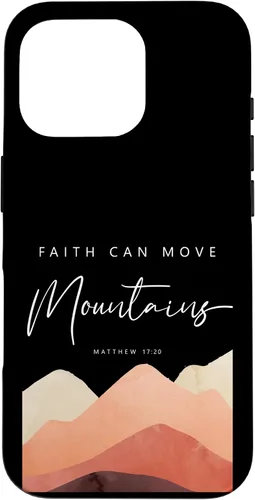 Vista 20 de Faith Can Move Mountains - Matthew 17 20 Inspiring Christian Case for iPhone 17