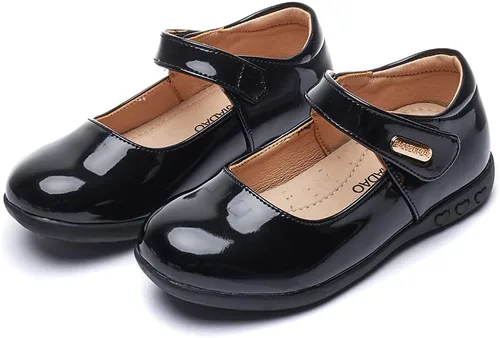 Vista 5 de Mary Jane - Zapatos de uniforme escolar, zapatos Oxford, color negro con lazo para niñas (niño pequeñoniño grande)