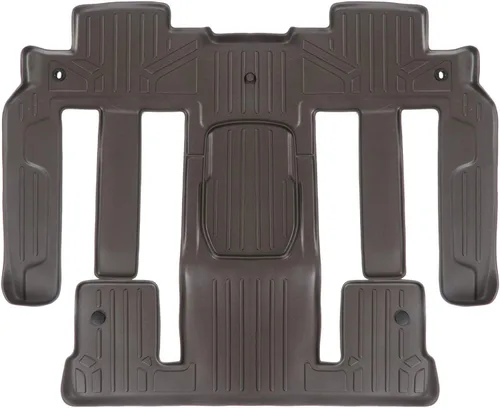 Vista 28 de SMARTLINER Juego de alfombrillas de piso de 2 filas compatibles con Chevrolet Traverse 2011-2017