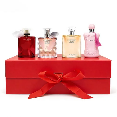 Vista 9 de AFLUXE Set de perfume para mujer, 4 piezas, perfume de larga duración